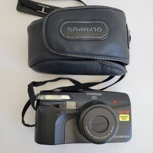 Olympus Super Zoom 120 Multi AF 35-120mm Zoom with Case & Remote -Vintage Camera